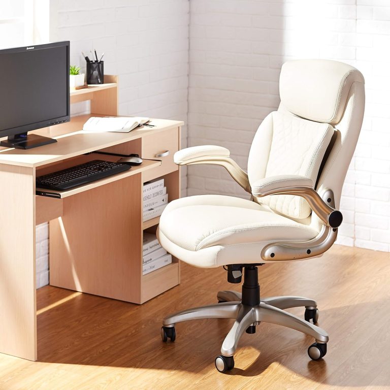 Amazon Basics Ergonomic Executive Office Desk