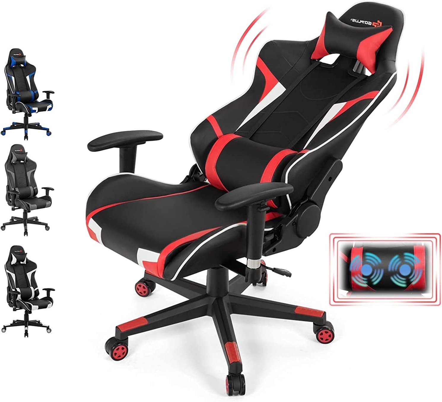 CHEFJOY Massage Gaming Chair