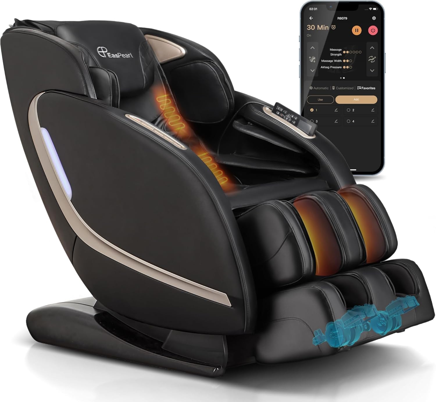 EASPEARL R8079 4D Massage Chair