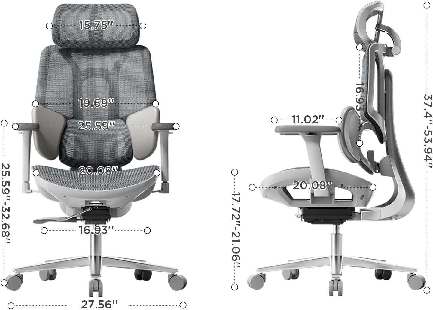 Hbada E3 Air Ergonomic 