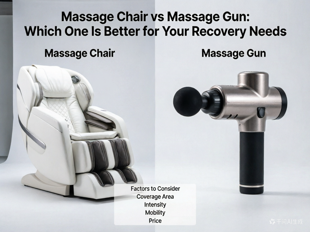 Massage Chair vs Massage Gun