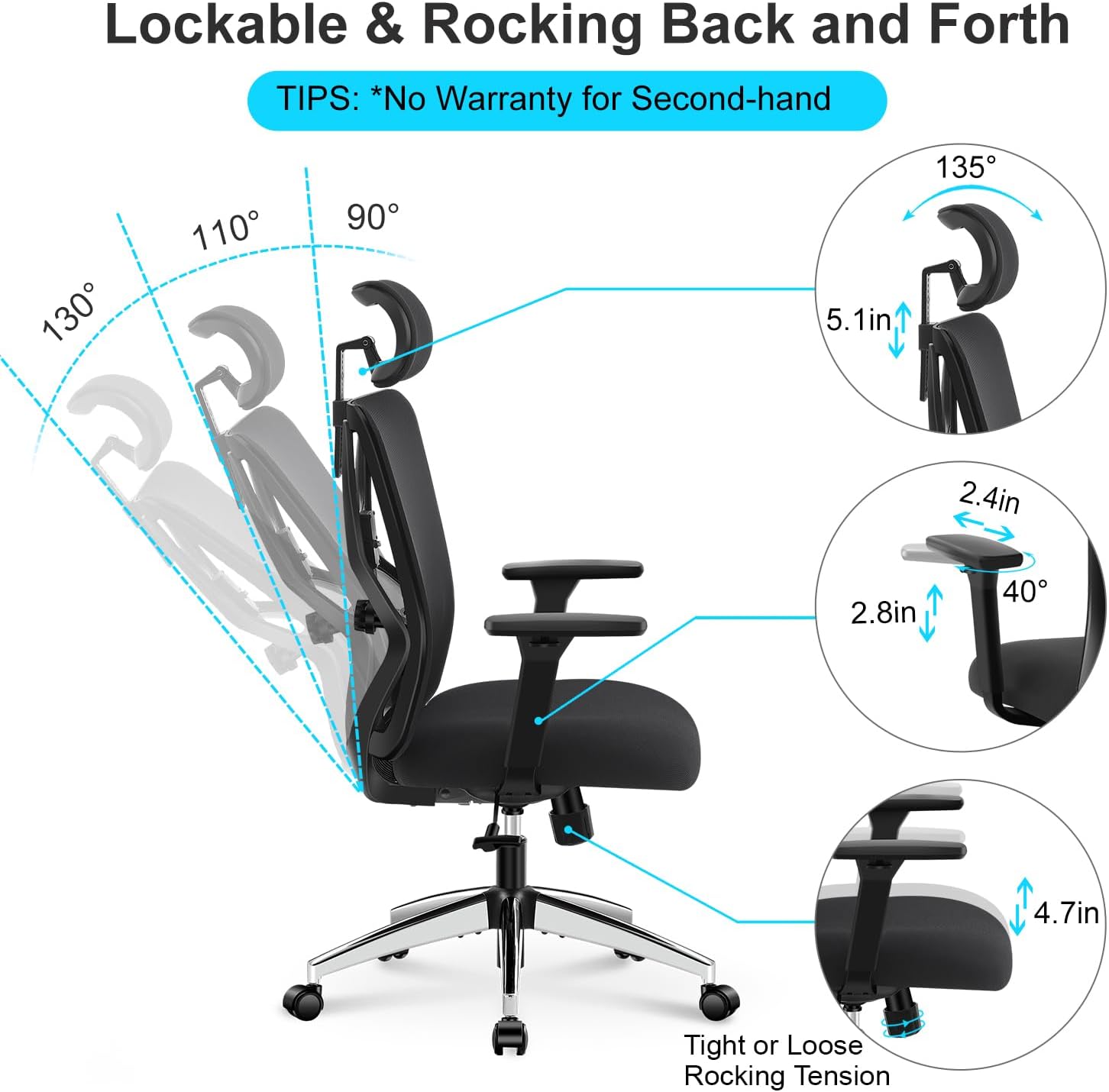 Ticova Ergonomic Office Chair
