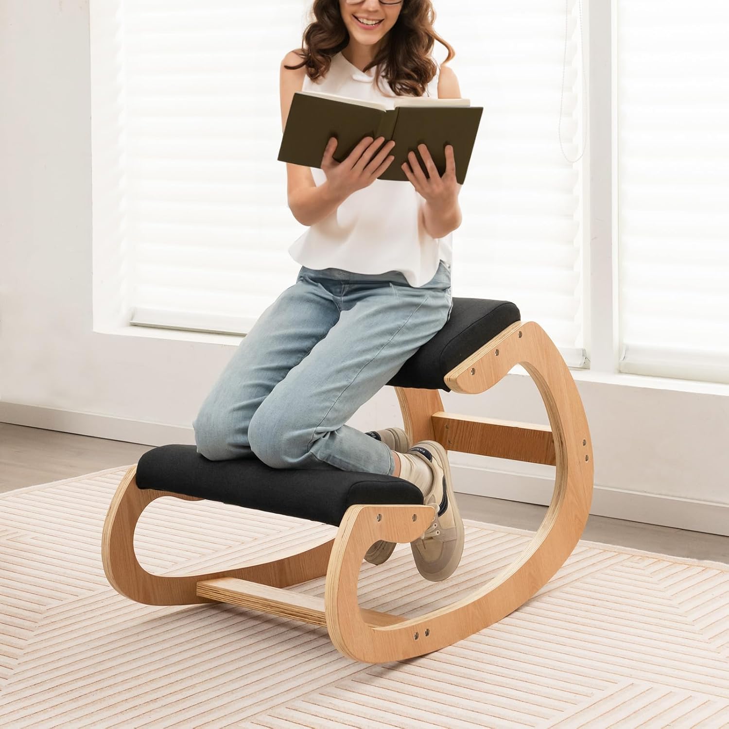 Costway Rocking Kneeling Chair