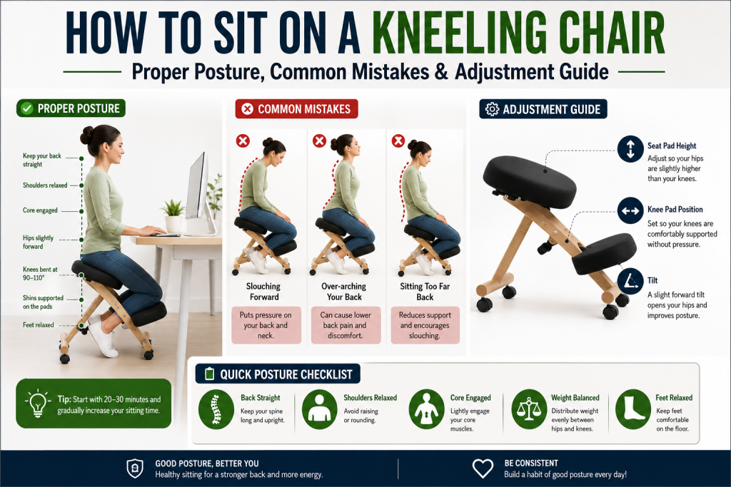 How to Sit on a Kneeling Chair