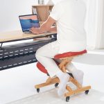Master Massage Ergonomic Wooden Foldable Kneeling Chair
