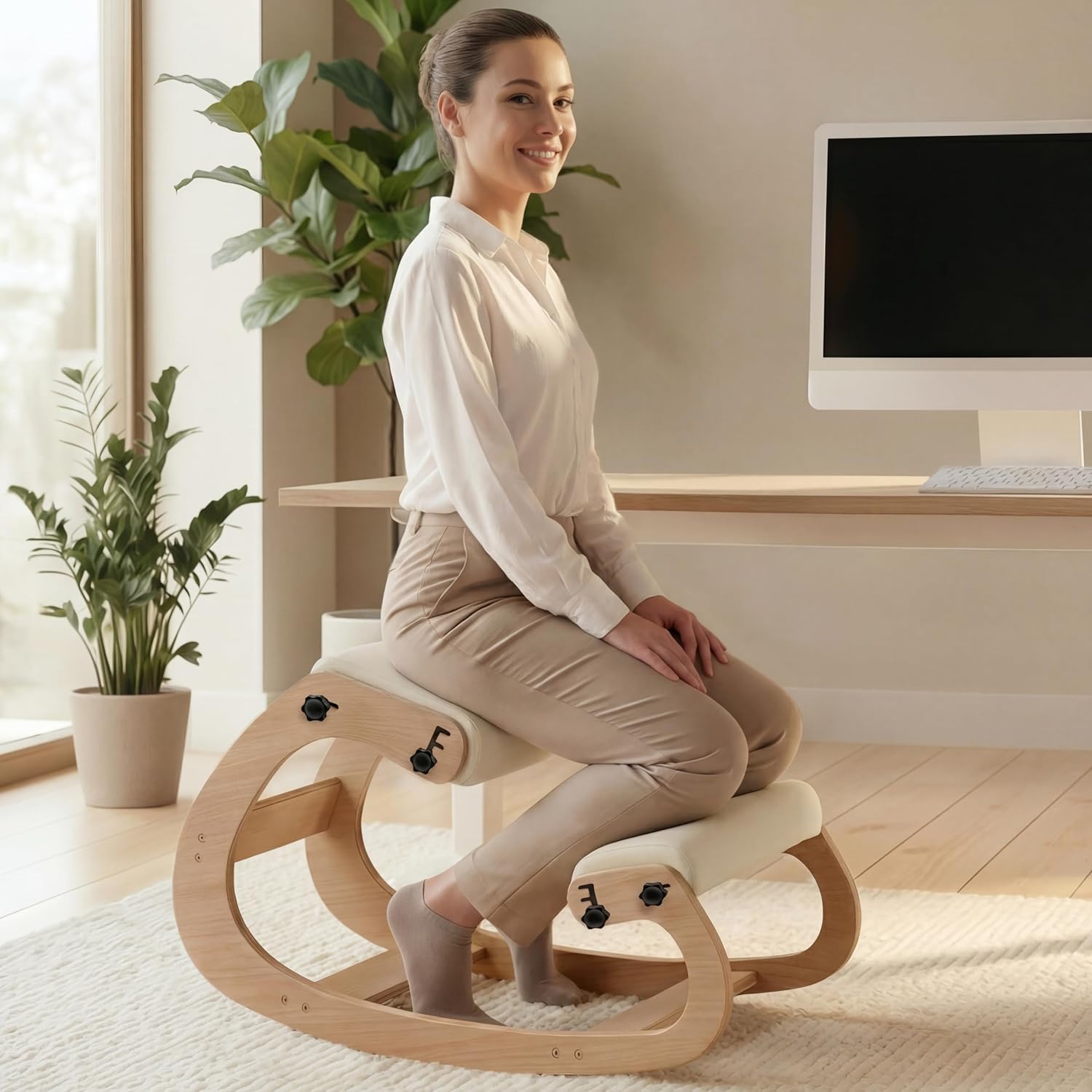 NYPOT Adjustable Ergonomic Kneeling Chair