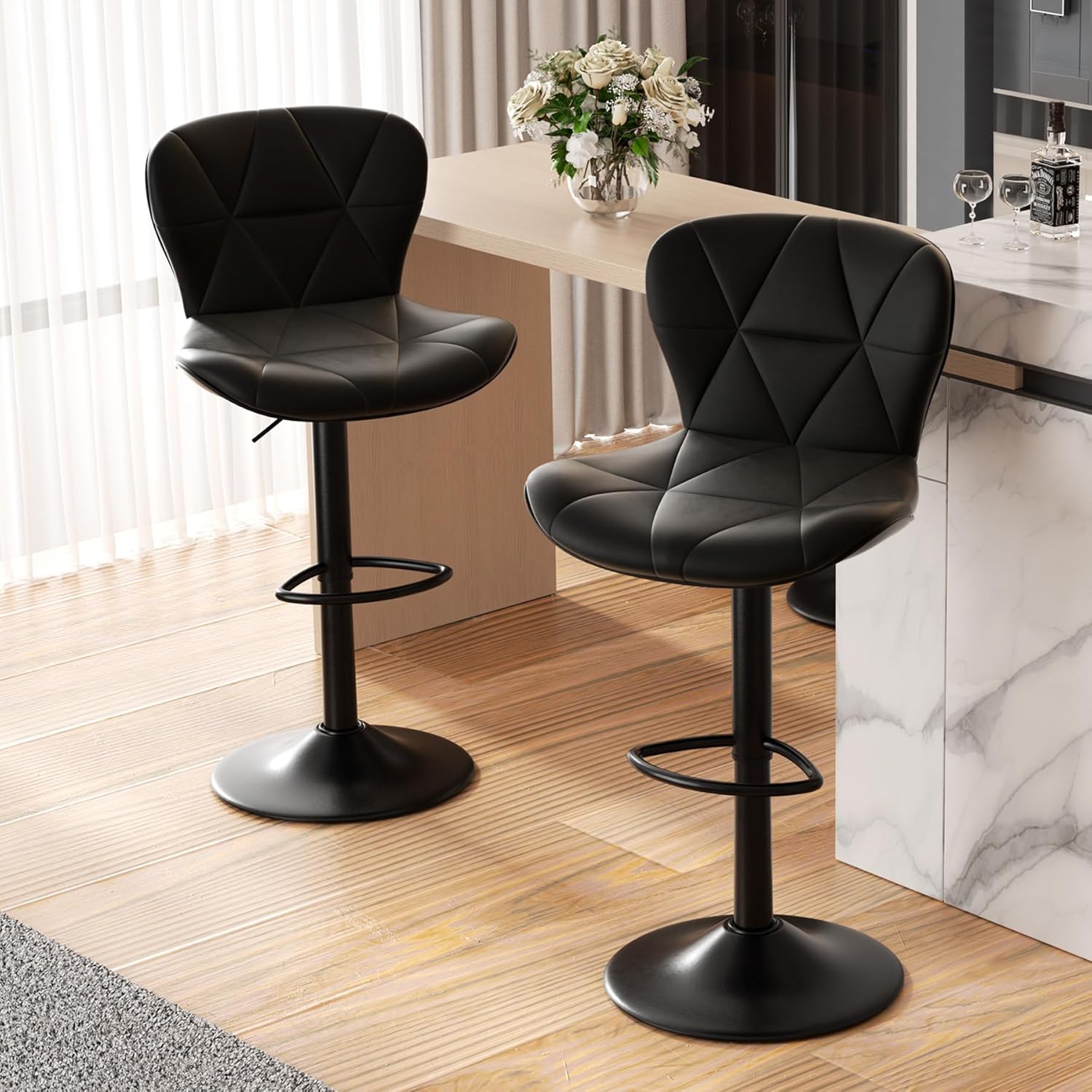 Nalupatio Modern Adjustable Bar Stoo