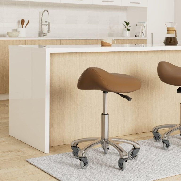 Professional Saddle Stool with Wheels Ergonomic