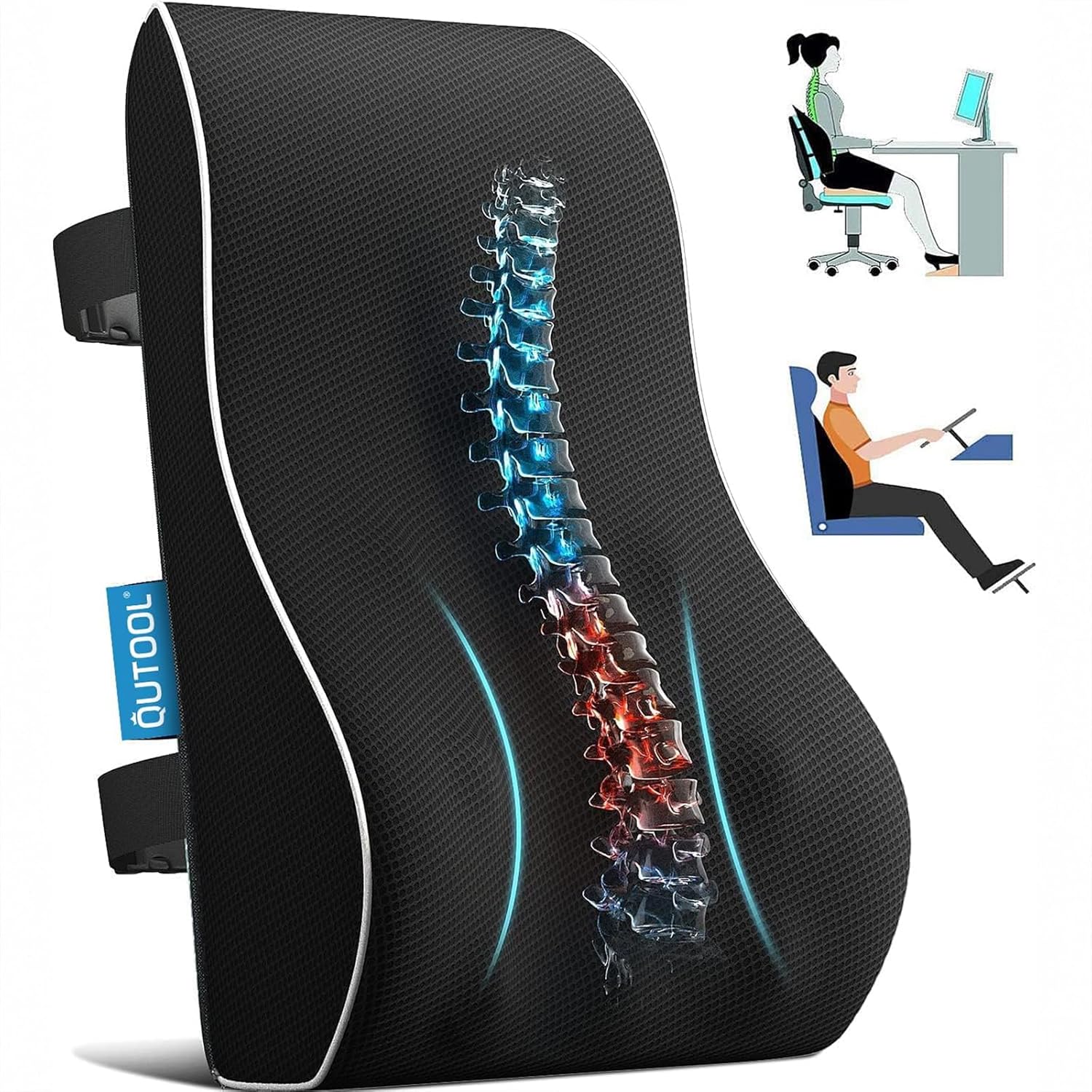 QUTOOL Lumbar Support Pillow