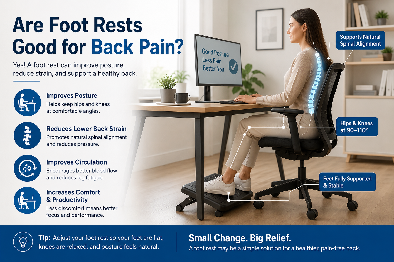Are Foot Rests Good for Back Pain