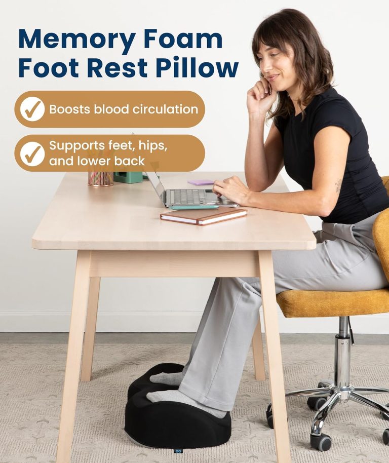 Everlasting Comfort Foot Rest for Under Desk at Work