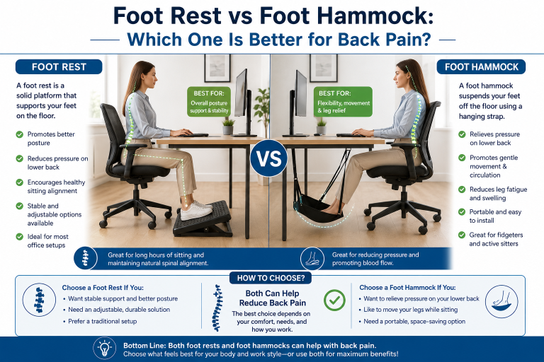 Foot Rest vs Foot Hammock