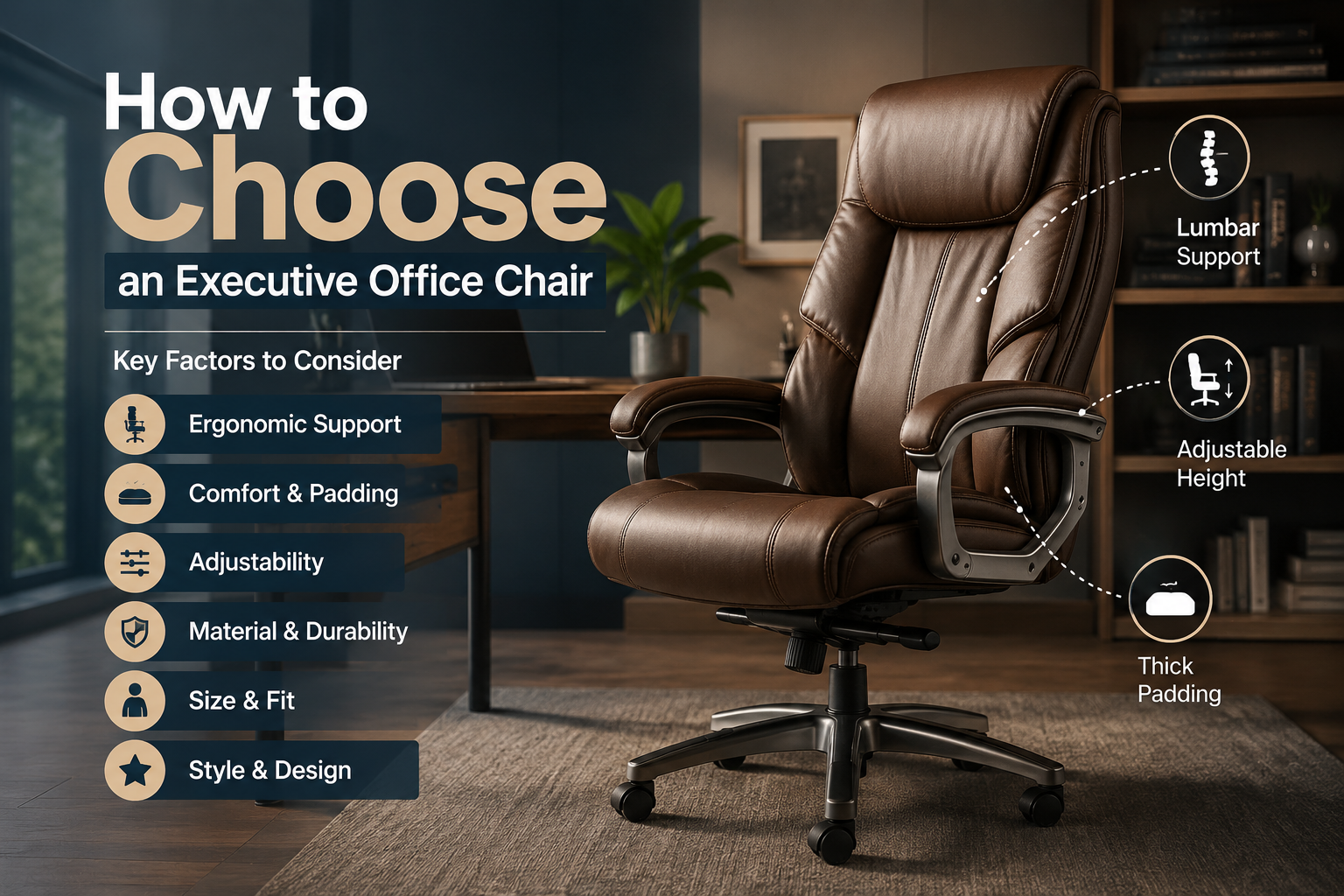 How to Choose an Executive Office Chair