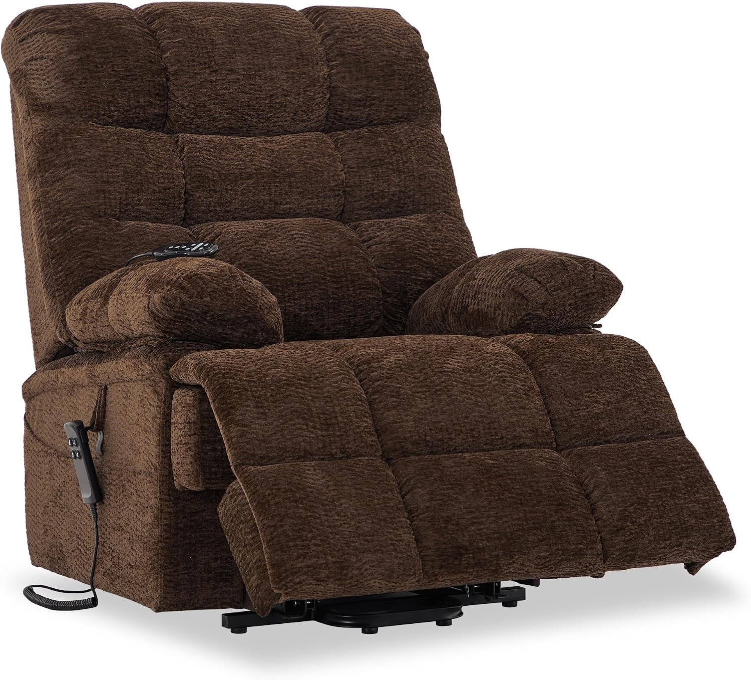 Irene House Big Man Power Lay Flat Recliner