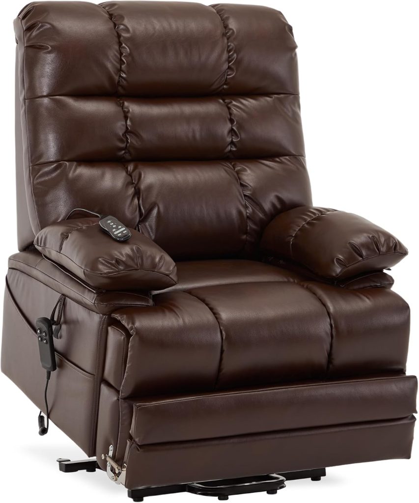 Irene House Big Tall Man Power Lay Flat Lift Recliner