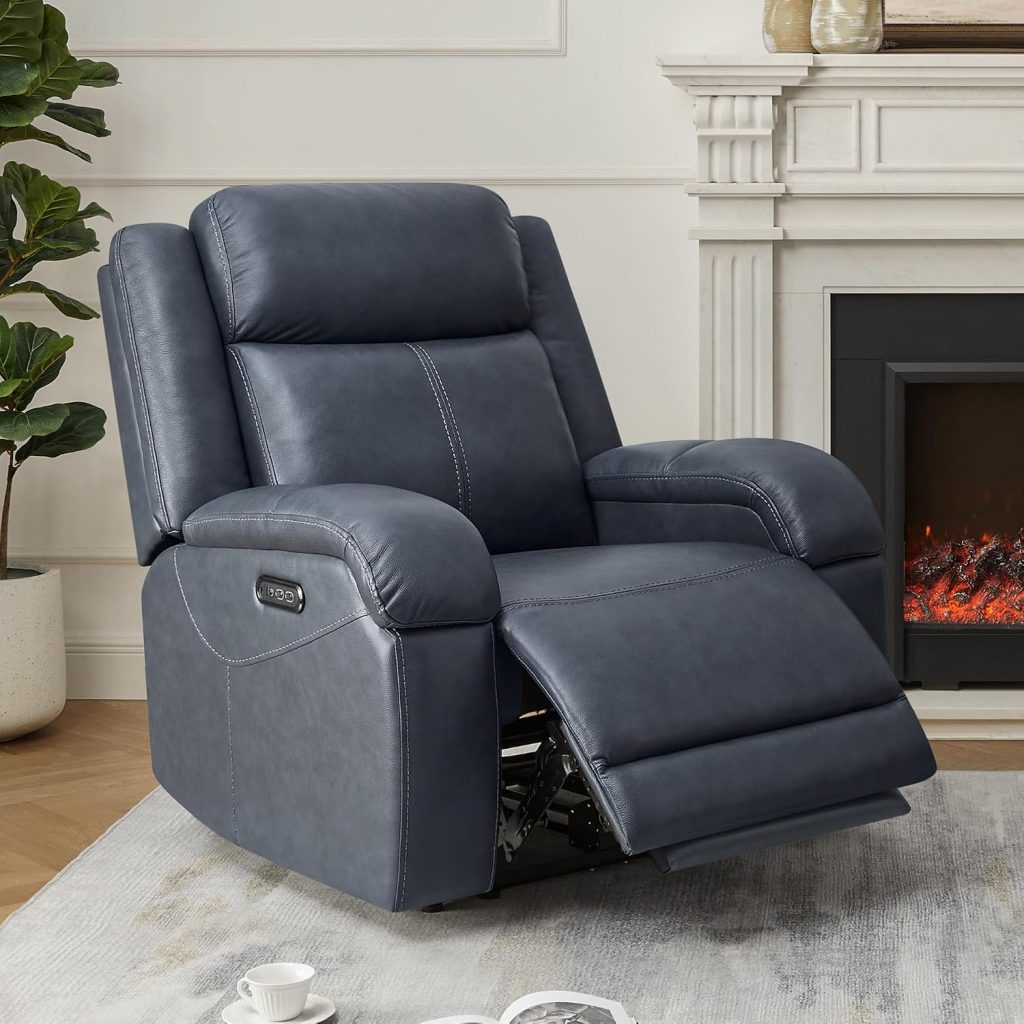 Watson & Whitely Oversized Genuine Leather Power