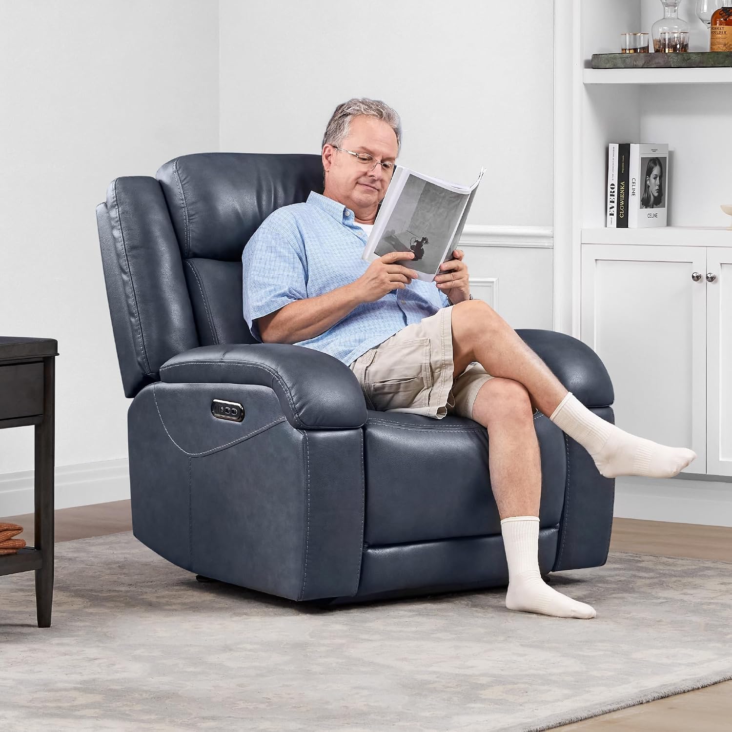 Watson & Whitely Oversized Genuine Leather