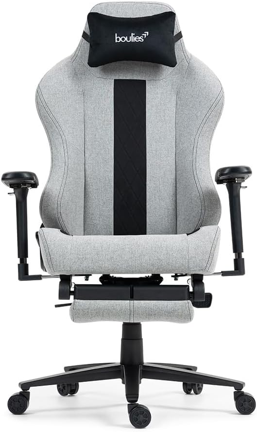 Boulies Master Rex executive office chair with footrest