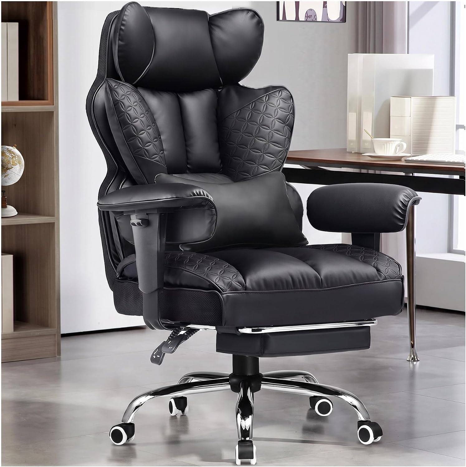 GTPLAYER CH510 400LBS heavy duty office chair with footrest