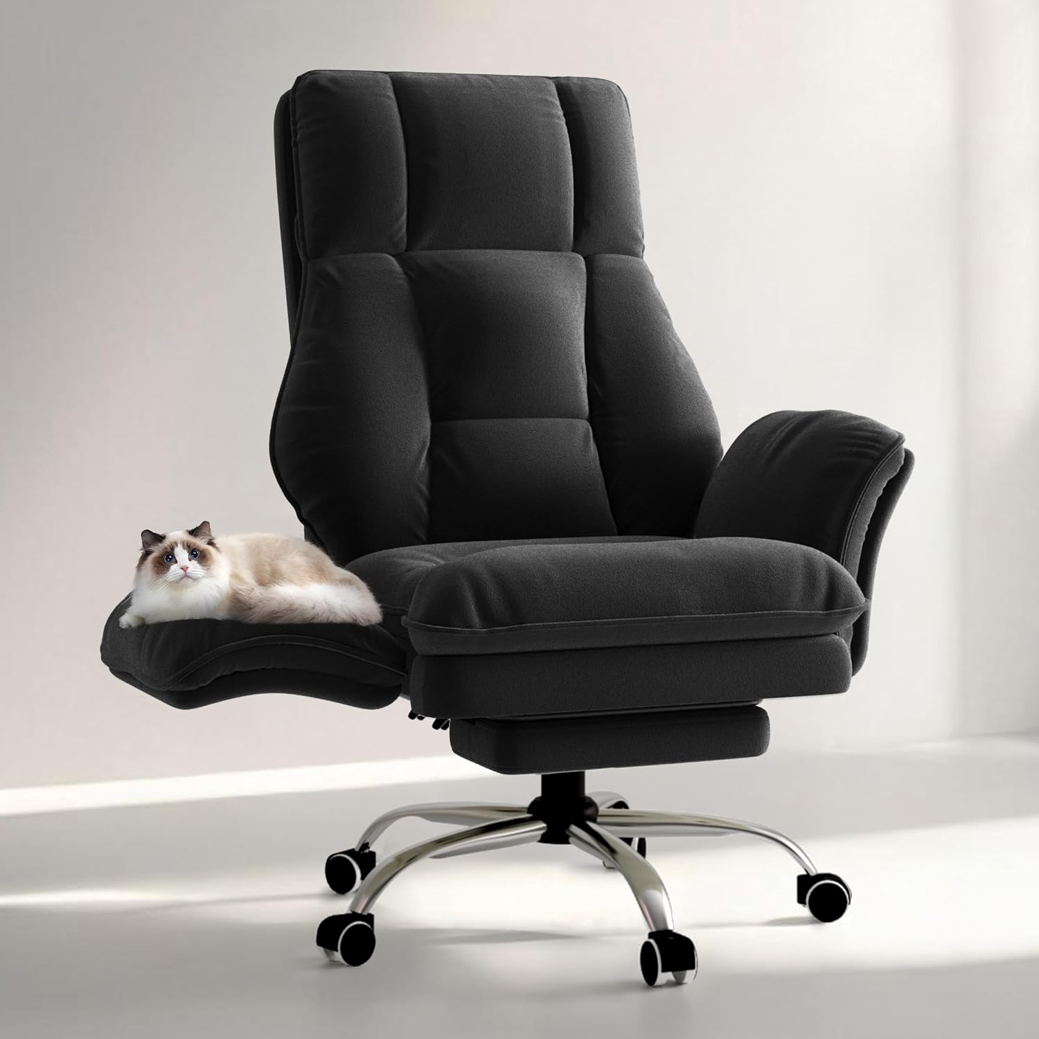 HOMRELEXA Cloud Office Chair with footrest