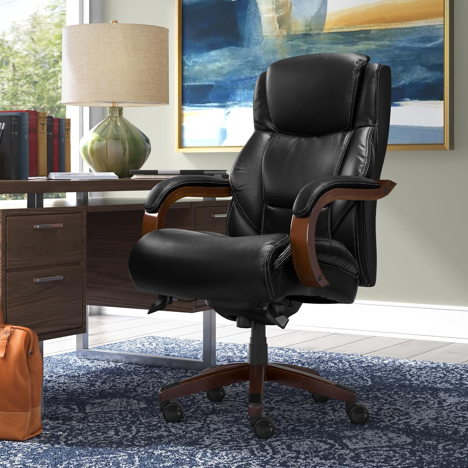 La-Z-Boy Big and Tall Executive Office Chair Lumbar Support