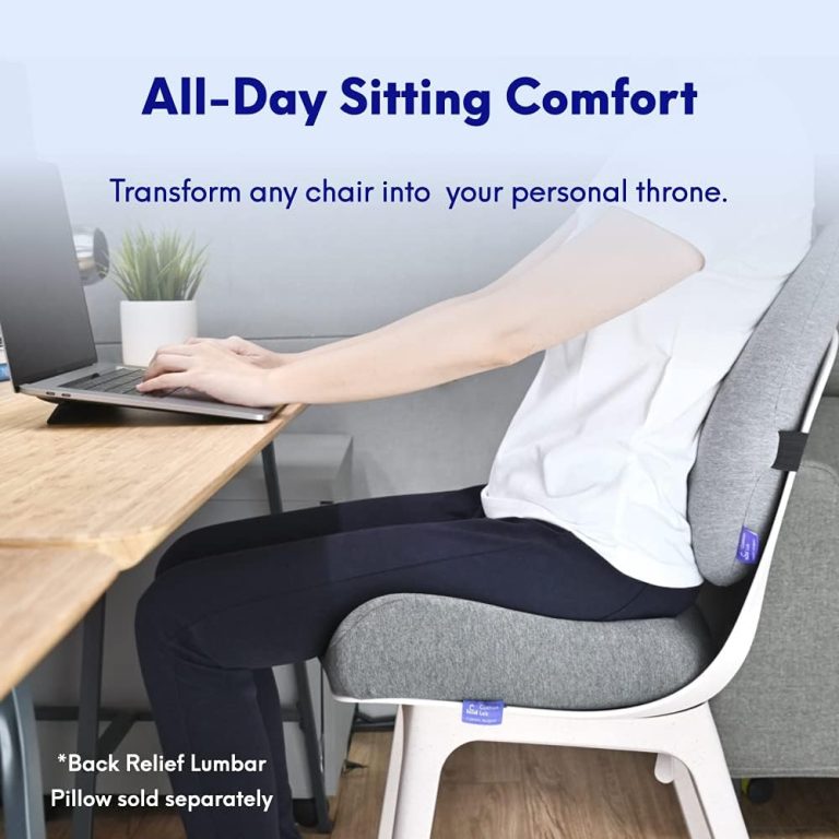 Cushion Lab Patented Pressure Relief Seat Cushion for Long Sitting Hours