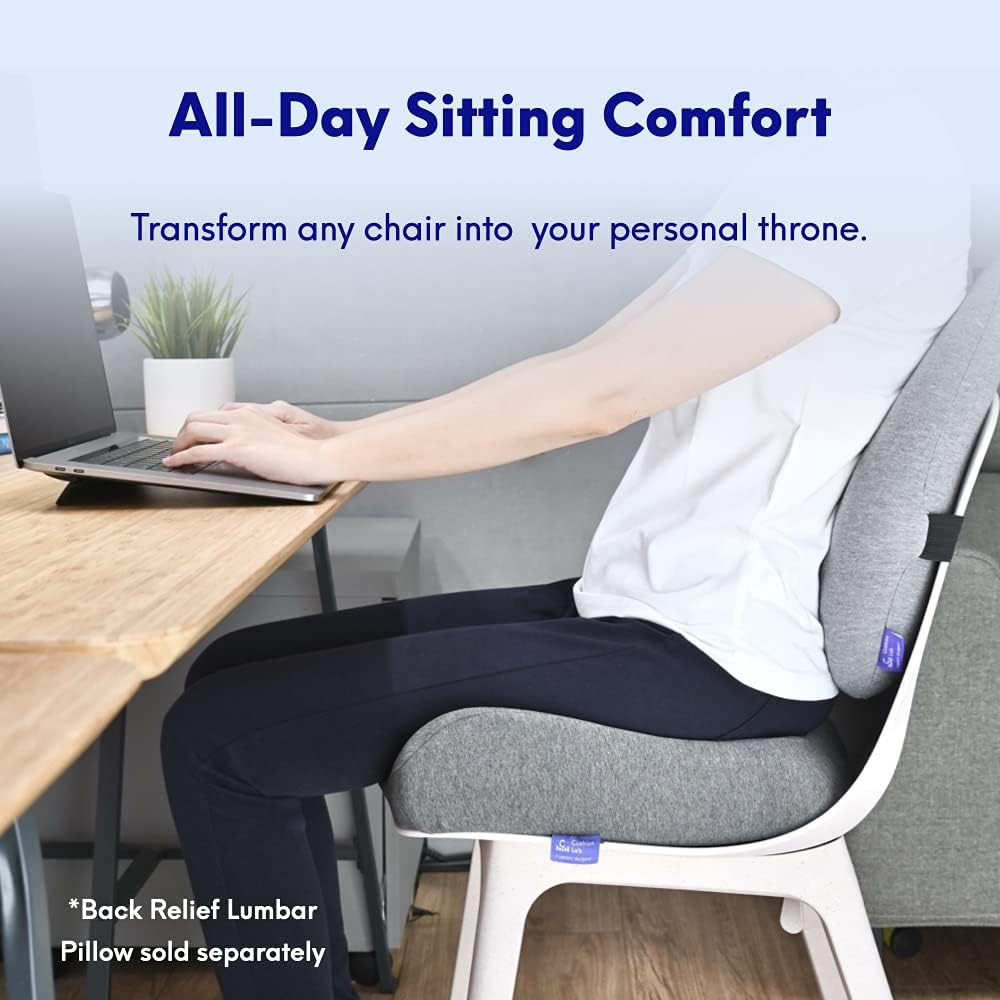 Cushion Lab Patented Pressure Relief Seat Cushion for Long Sitting Hours