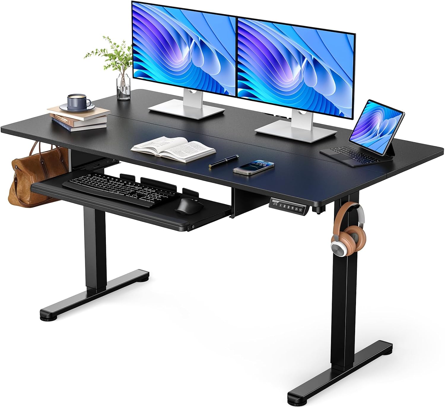 ErGear Electric Standing Desk with Keyboard Tray