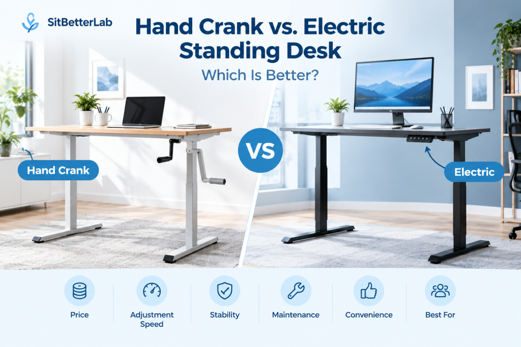 Hand Crank vs. Electric Standing Desk: Which Is Better?