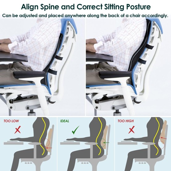 How to Position a Lumbar Support Pillow Correctly
