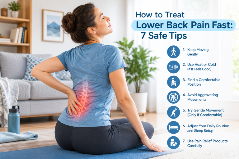 How to Treat Lower Back Pain Fast 7 Safe Tips