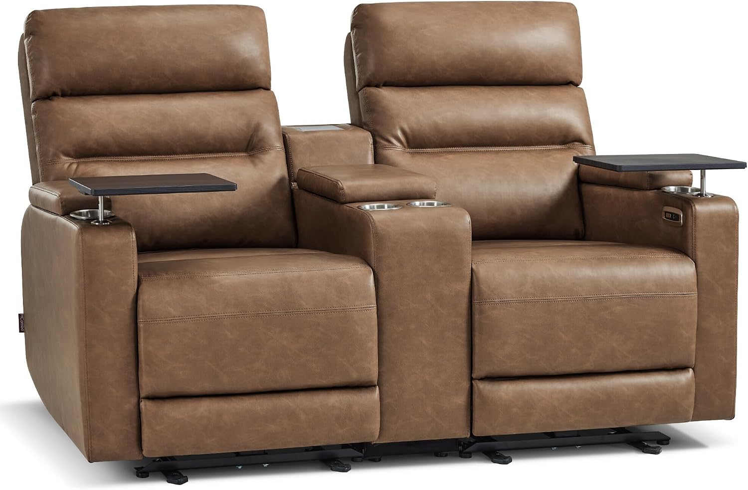 MCombo Wall Hugger Loveseat with Console