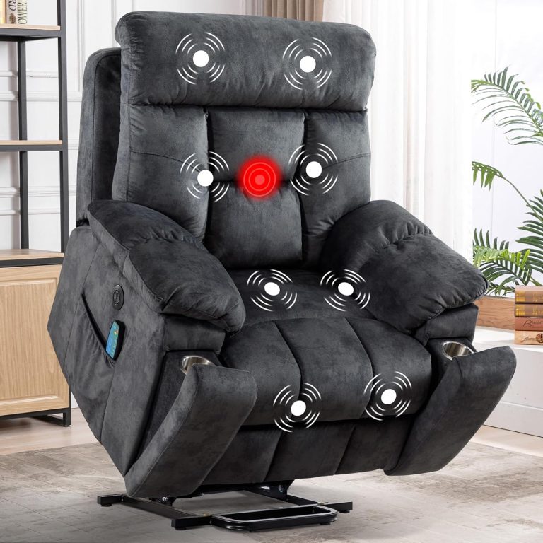 Power Lift Recliner Chair with Massage & Heat for Big & Tall