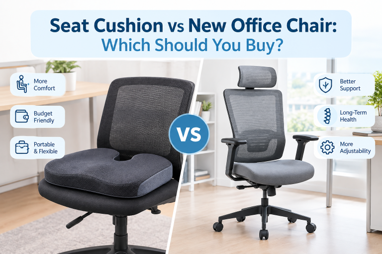 Seat Cushion vs New Office Chair: Which Should You Buy?