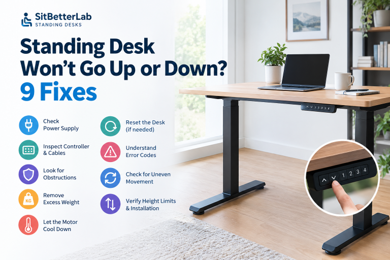Standing Desk Won't Go Up or Down 9 Fixes