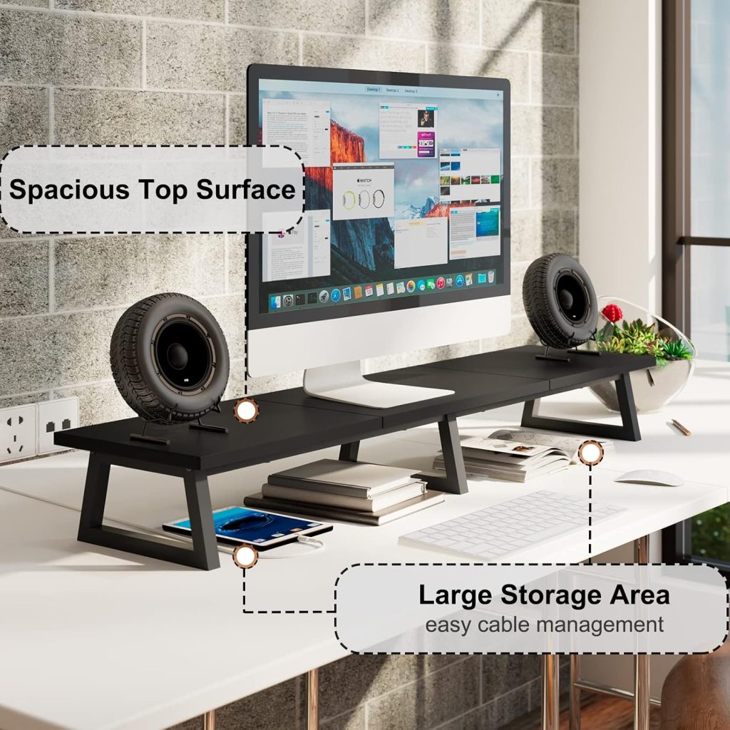 TEAMIX 42 inch Large Dual Monitor Riser